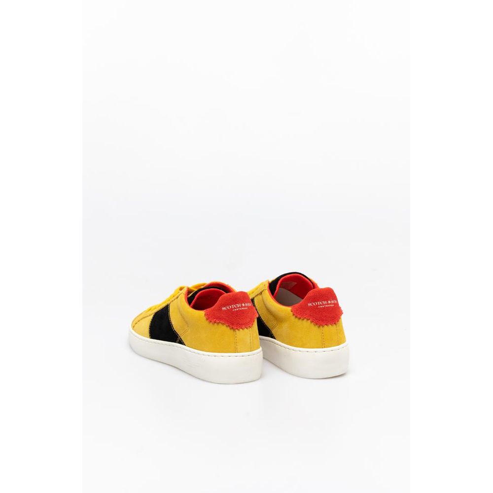 Scotch & Soda Multicolor Leather Low Top Sneakers