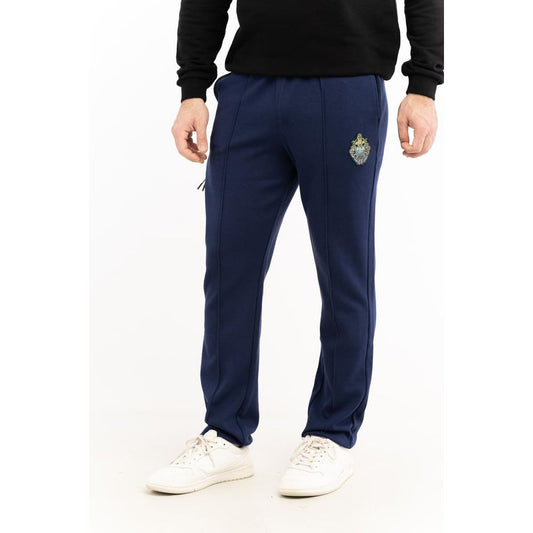 Fila Blue Cotton Joggers Workout Pants