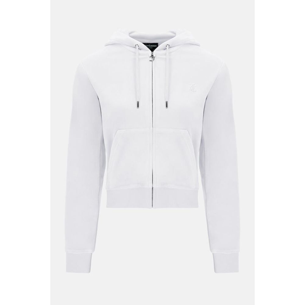 Juicy Couture White Polyester Sweatshirt - Eljoys Fashion 