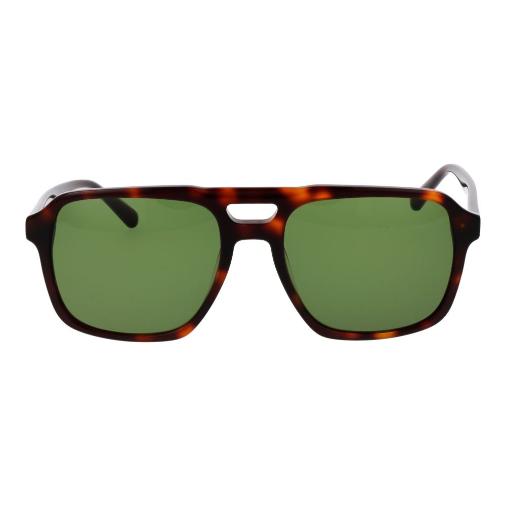 Replay brown plastic sunglasses with rounded frames and dark tinted lenses, stylish and lightweight for everyday wear.