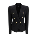 Balmain Black Wool Oves Aries Blazer Balmain