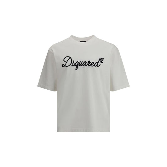 Dsquared² White Cotton T-Shirt Dsquared²