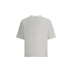 White cotton T-shirt by Dsquared² featuring a classic fit and minimal design, displayed on a plain background.