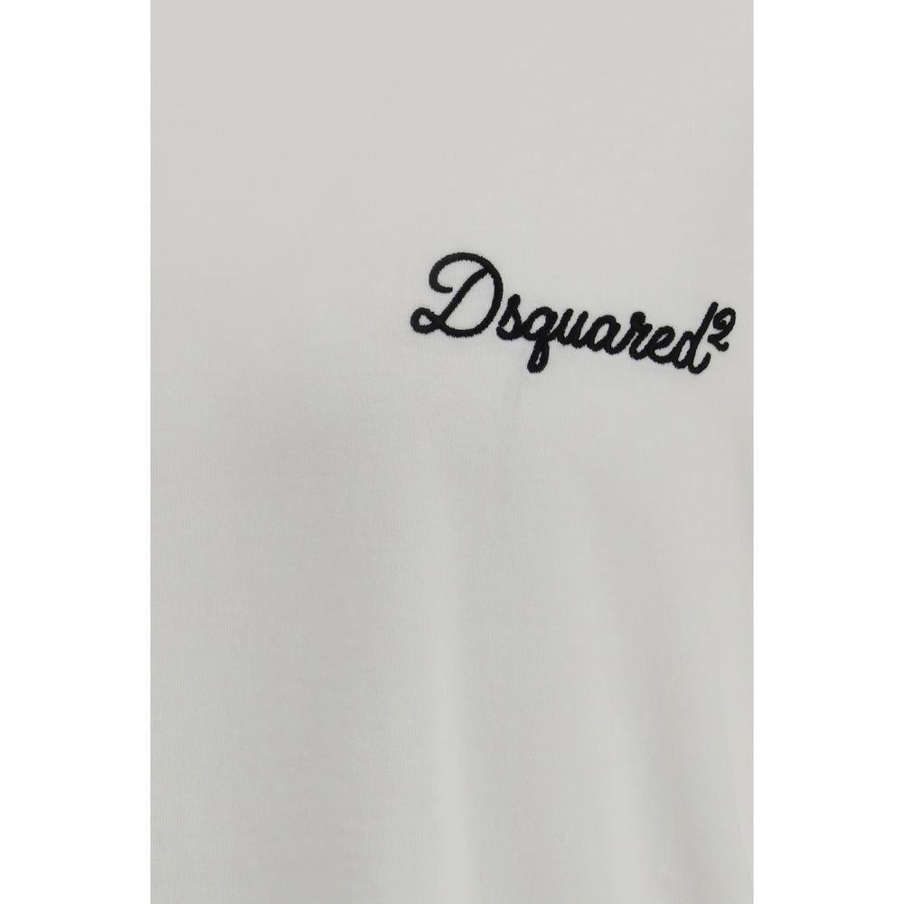 Dsquared² White Cotton T-Shirt Dsquared²