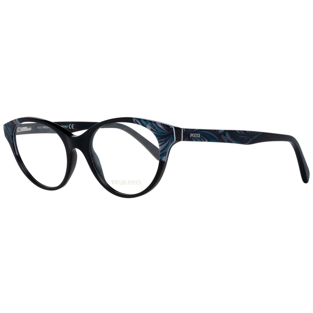 Emilio Pucci Black Plastic Glasses Frames Emilio Pucci