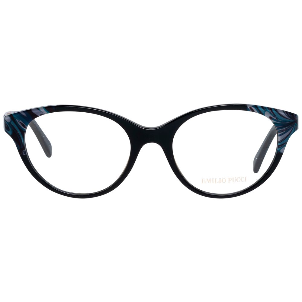 Emilio Pucci Black Plastic Glasses Frames Emilio Pucci