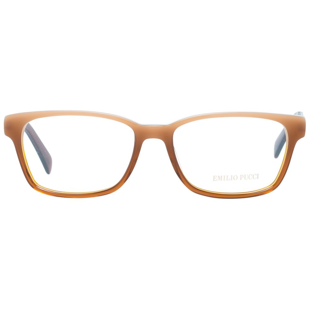 Emilio Pucci Brown Plastic Glasses Frames Emilio Pucci