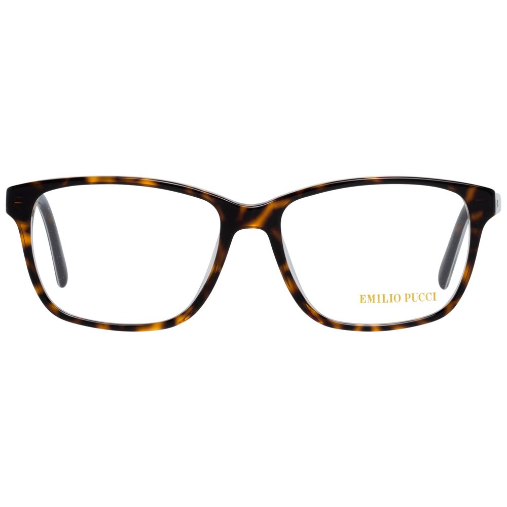 Emilio Pucci Brown Plastic Glasses Frames Emilio Pucci