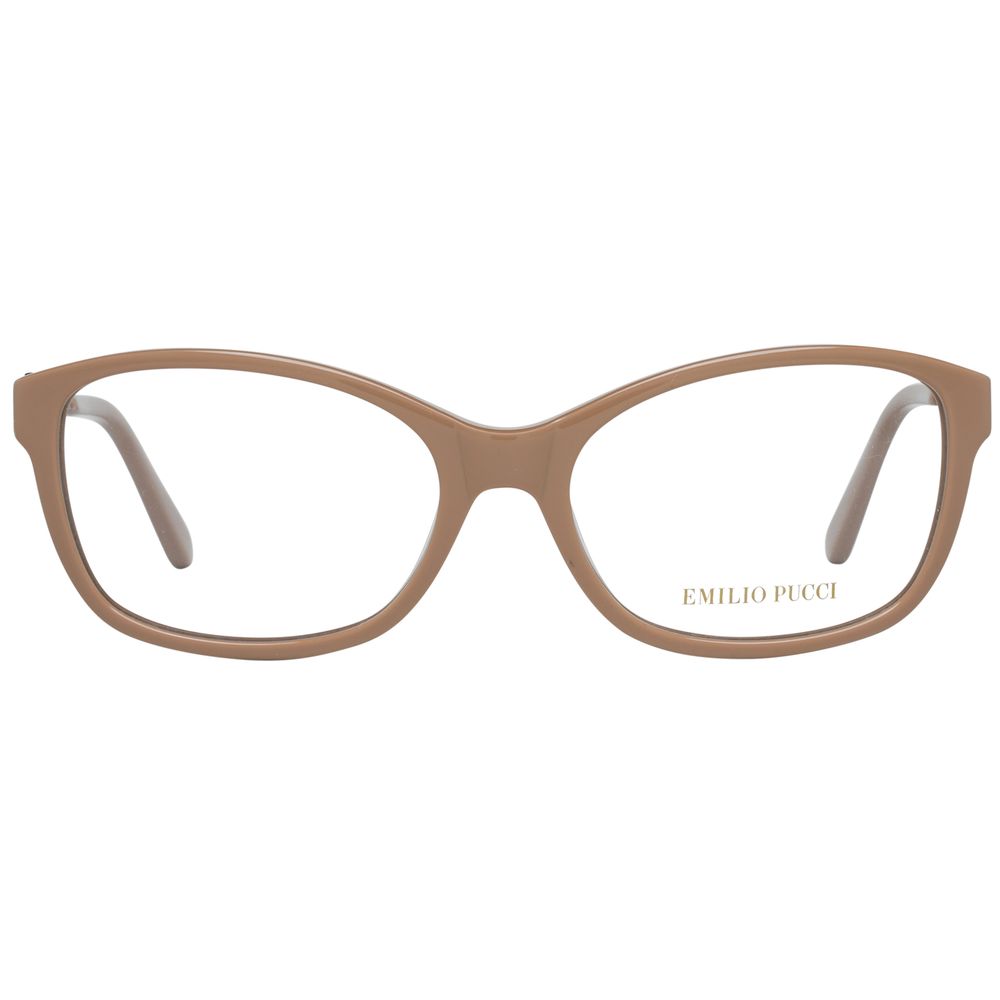 Emilio Pucci Brown Metal Glasses Frames Emilio Pucci