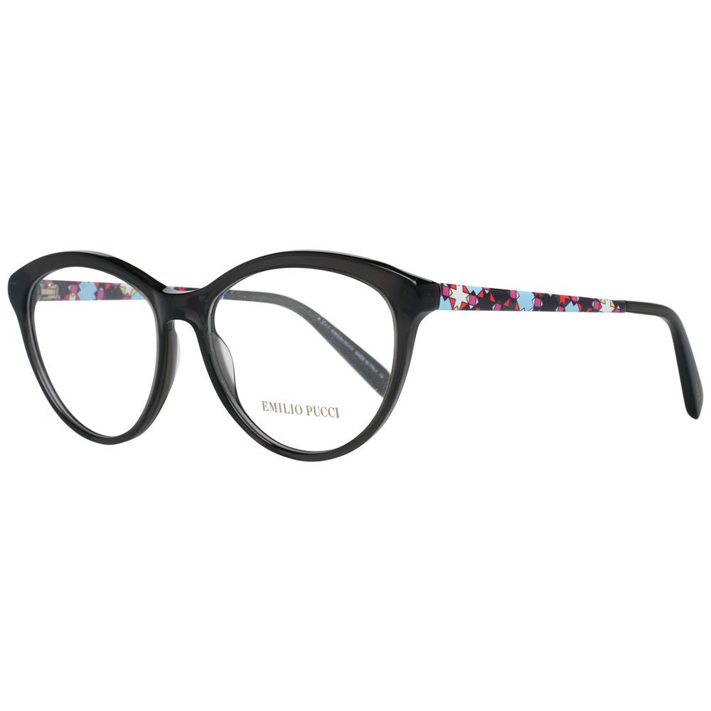Emilio Pucci Black Metal Glasses Frames Emilio Pucci