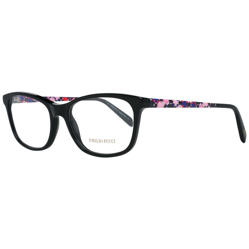 Emilio Pucci Black Metal Glasses Frames Emilio Pucci