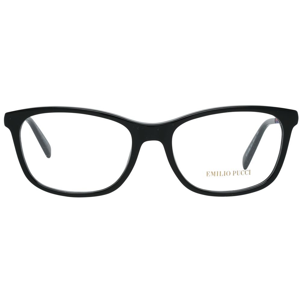 Emilio Pucci Black Metal Glasses Frames Emilio Pucci