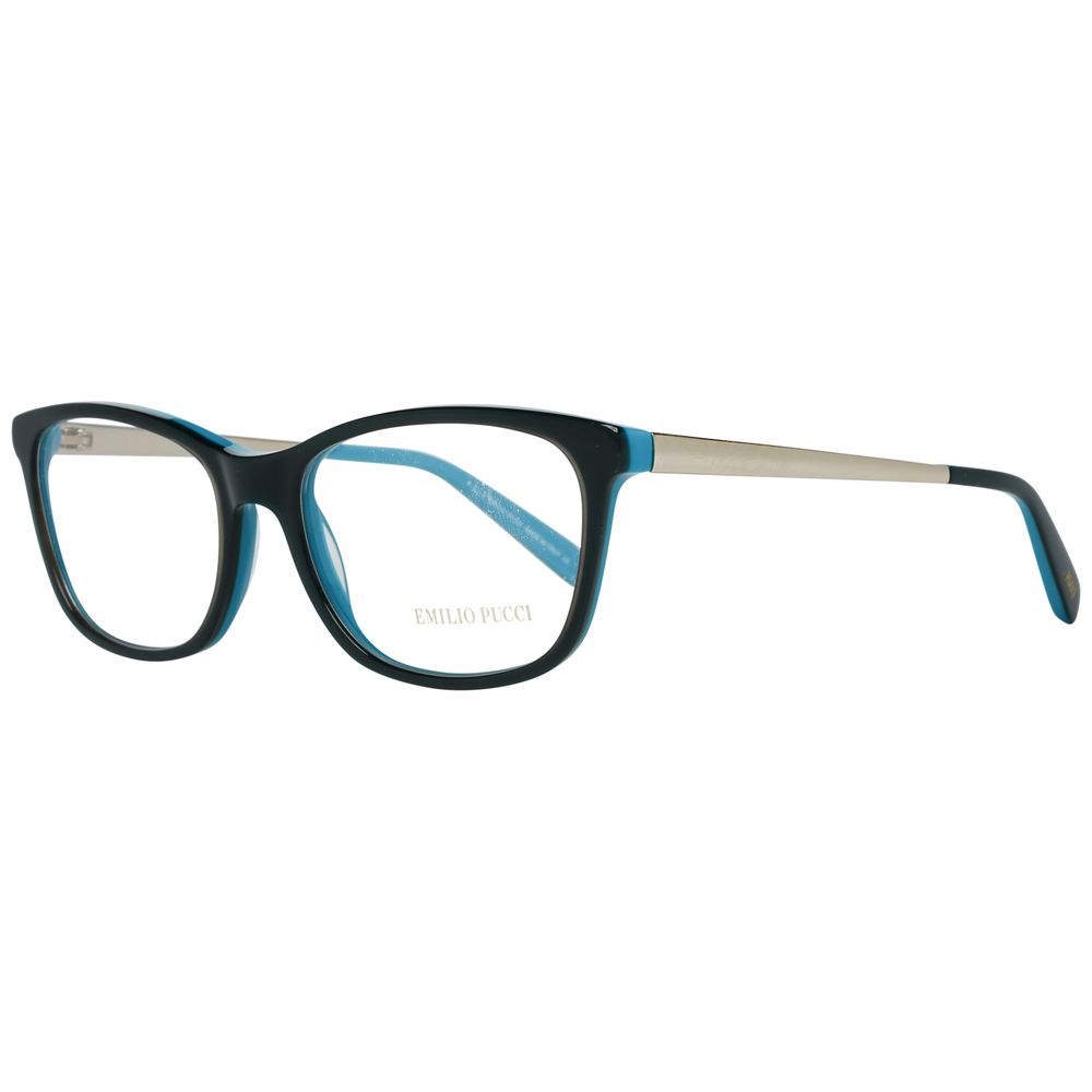 Emilio Pucci Black Metal Glasses Frames Emilio Pucci