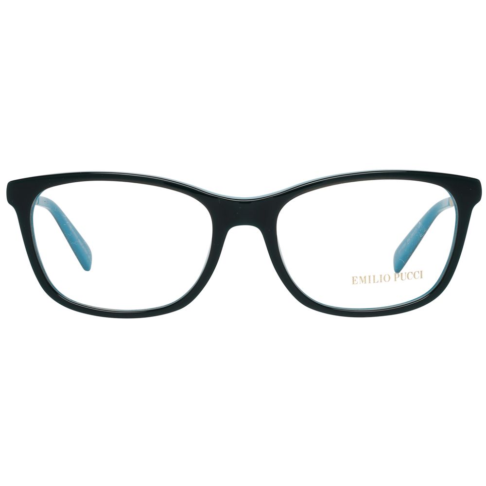 Emilio Pucci Black Metal Glasses Frames Emilio Pucci