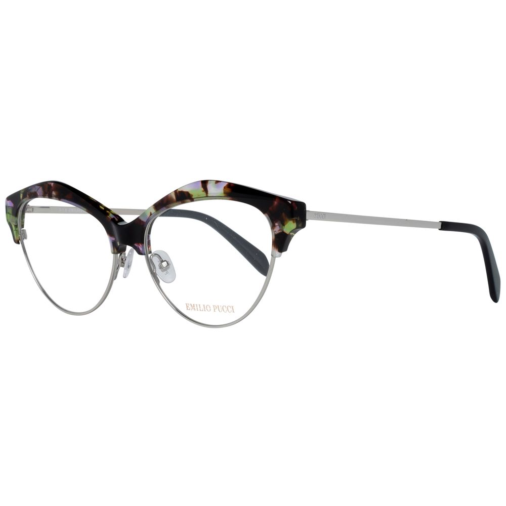 Emilio Pucci Brown Metal Glasses Frames Emilio Pucci