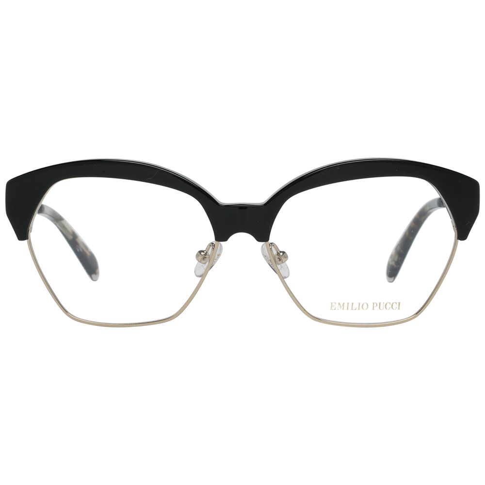 Emilio Pucci Black Metal Glasses Frames