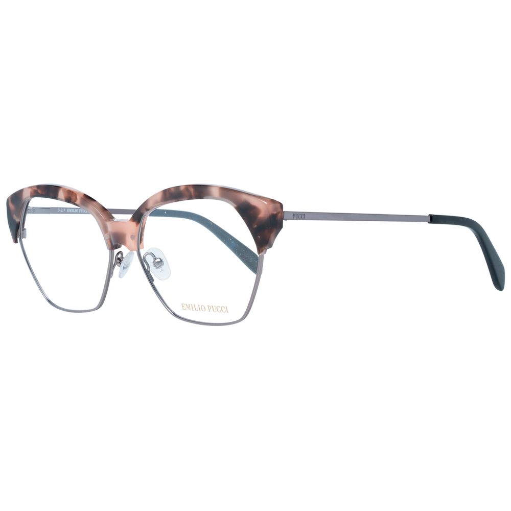 Emilio Pucci Brown Metal Glasses Frames Emilio Pucci