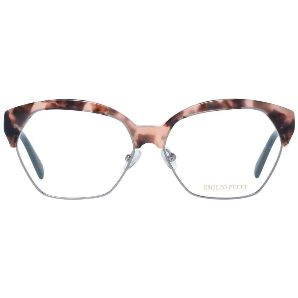 Emilio Pucci Brown Metal Glasses Frames Emilio Pucci