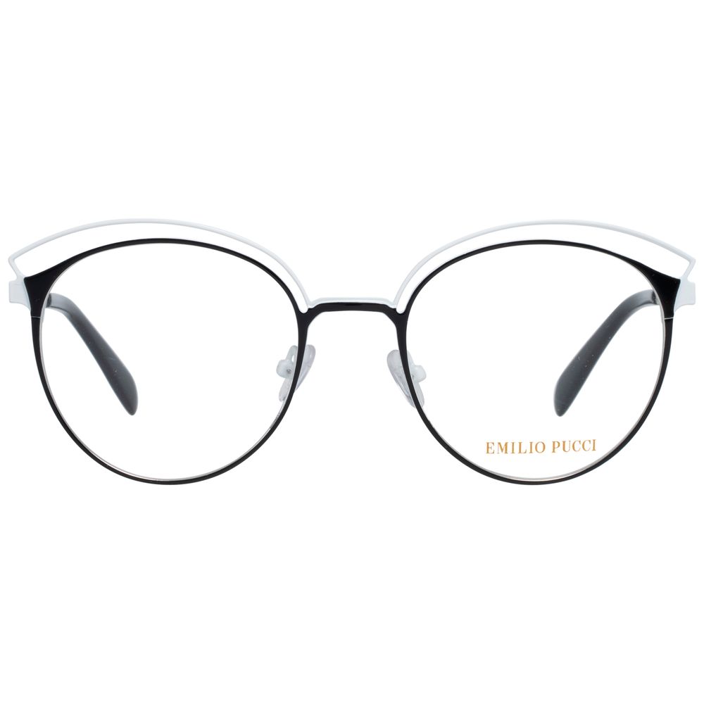 Emilio Pucci Black Metal Glasses Frames Emilio Pucci