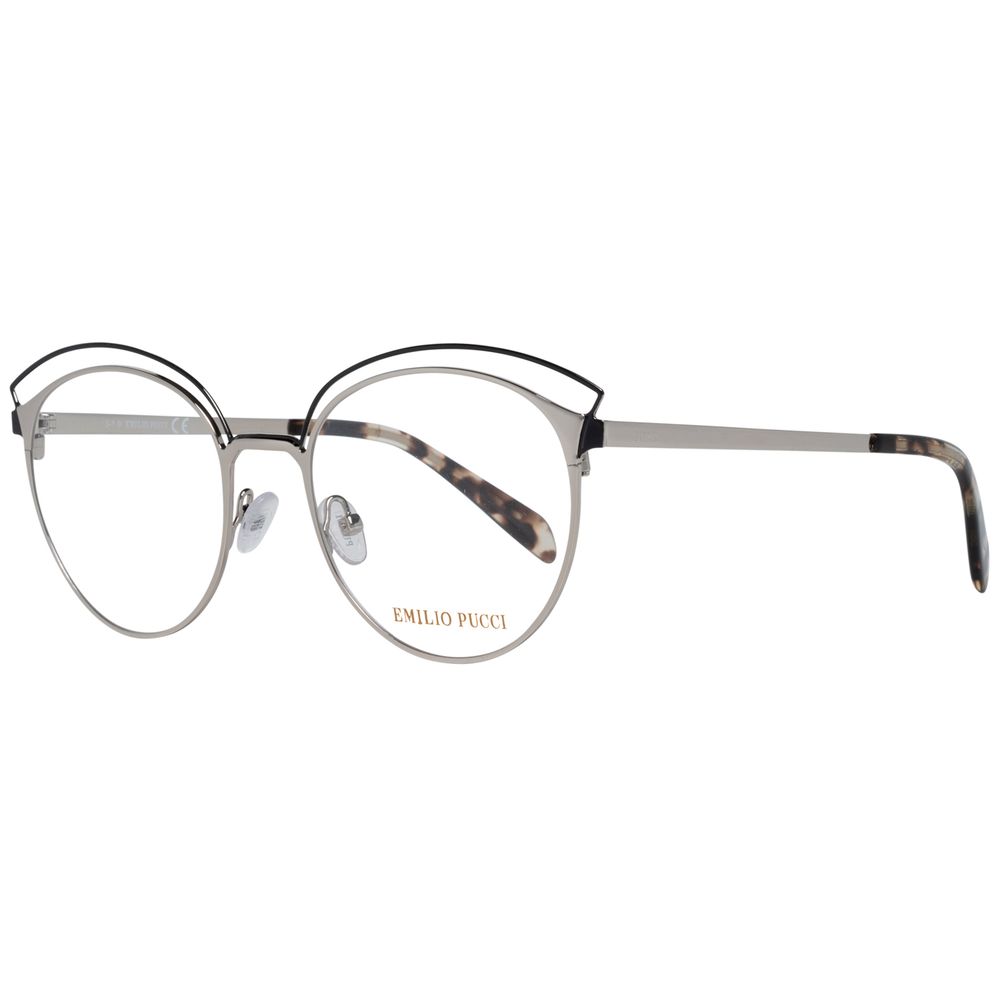 Emilio Pucci Black Metal Glasses Frames Emilio Pucci