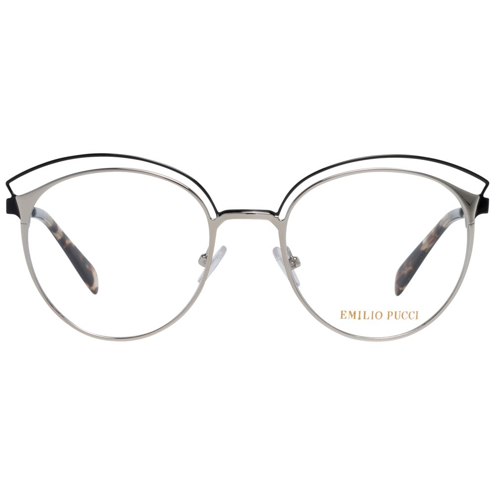 Emilio Pucci Black Metal Glasses Frames Emilio Pucci