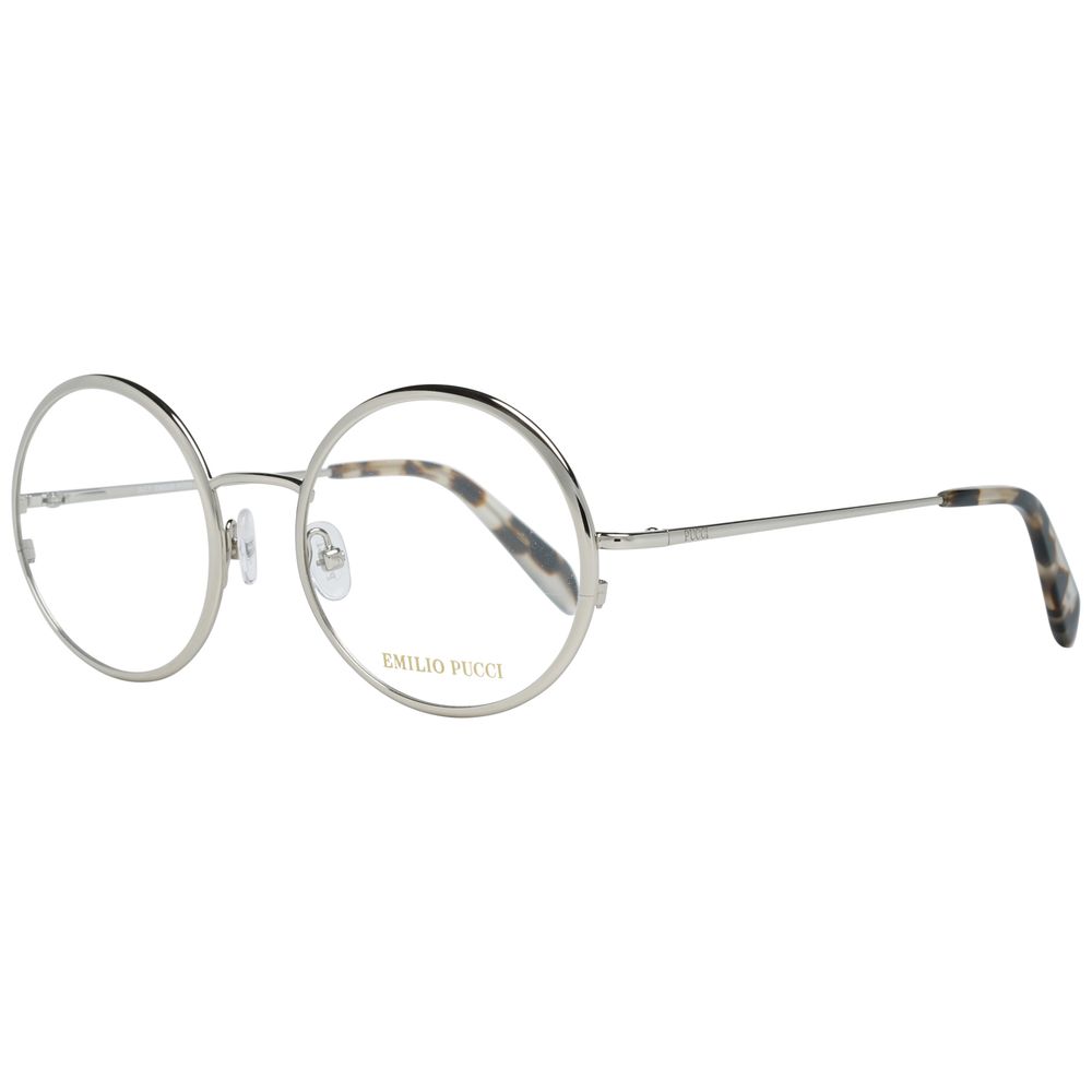 Emilio Pucci Gray Metal Glasses Frames Emilio Pucci