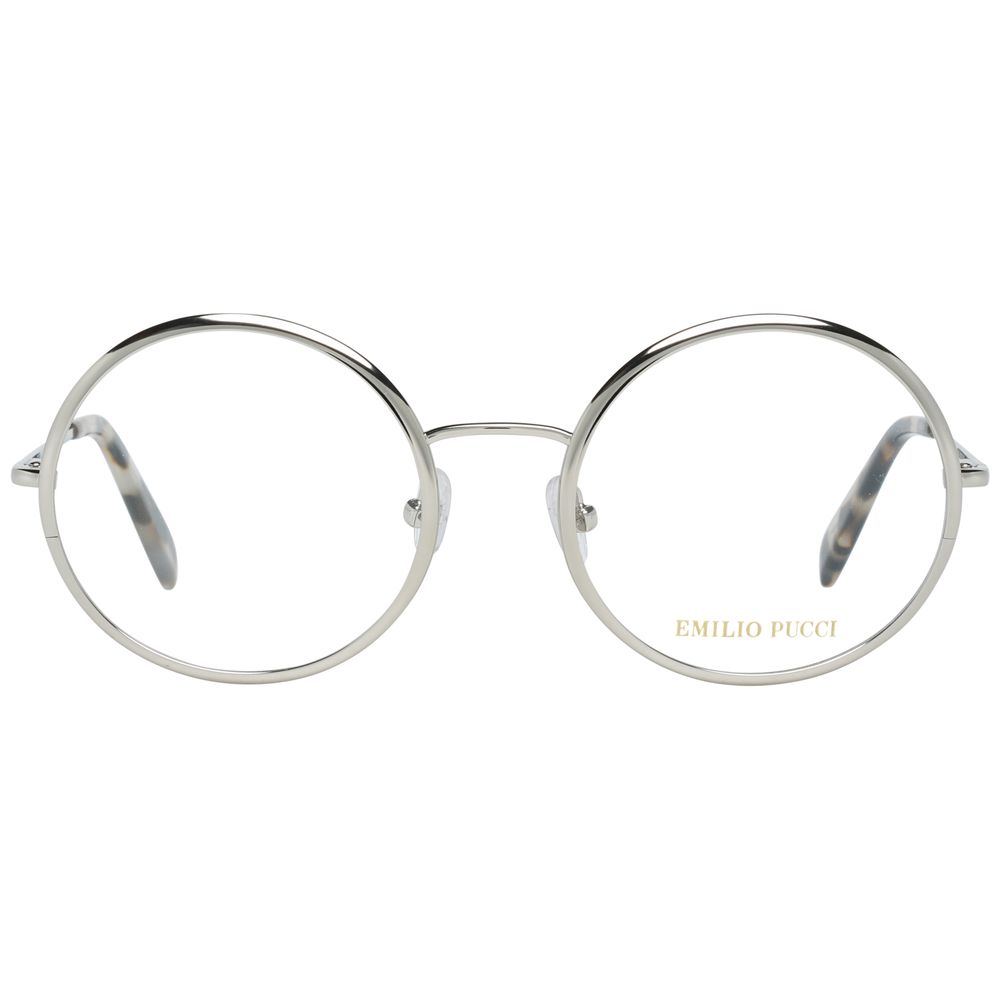 Emilio Pucci Gray Metal Glasses Frames Emilio Pucci