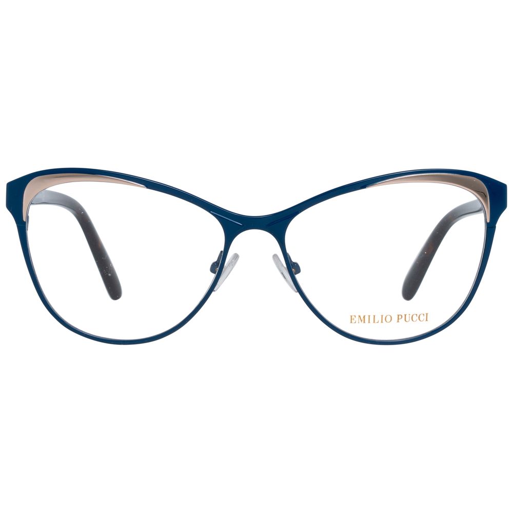 Emilio Pucci Blue Metal Glasses Frames Emilio Pucci