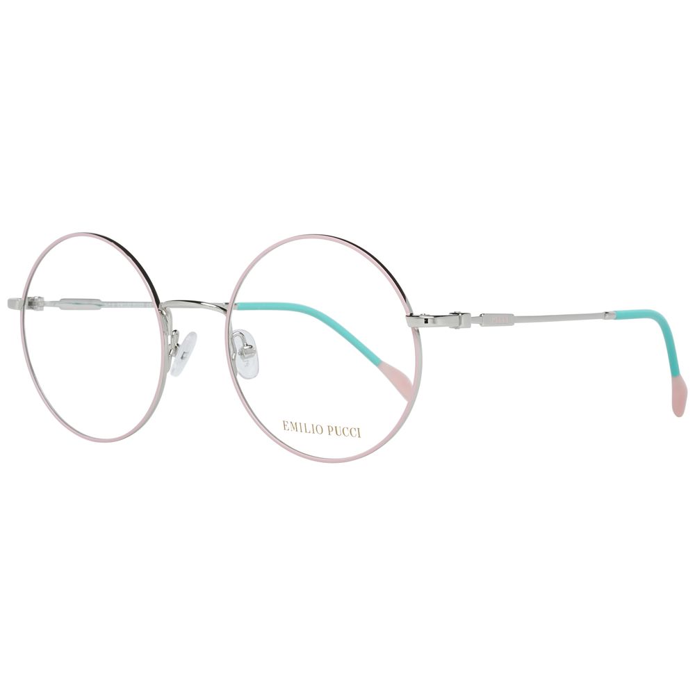 Emilio Pucci Gray Metal Glasses Frames Emilio Pucci