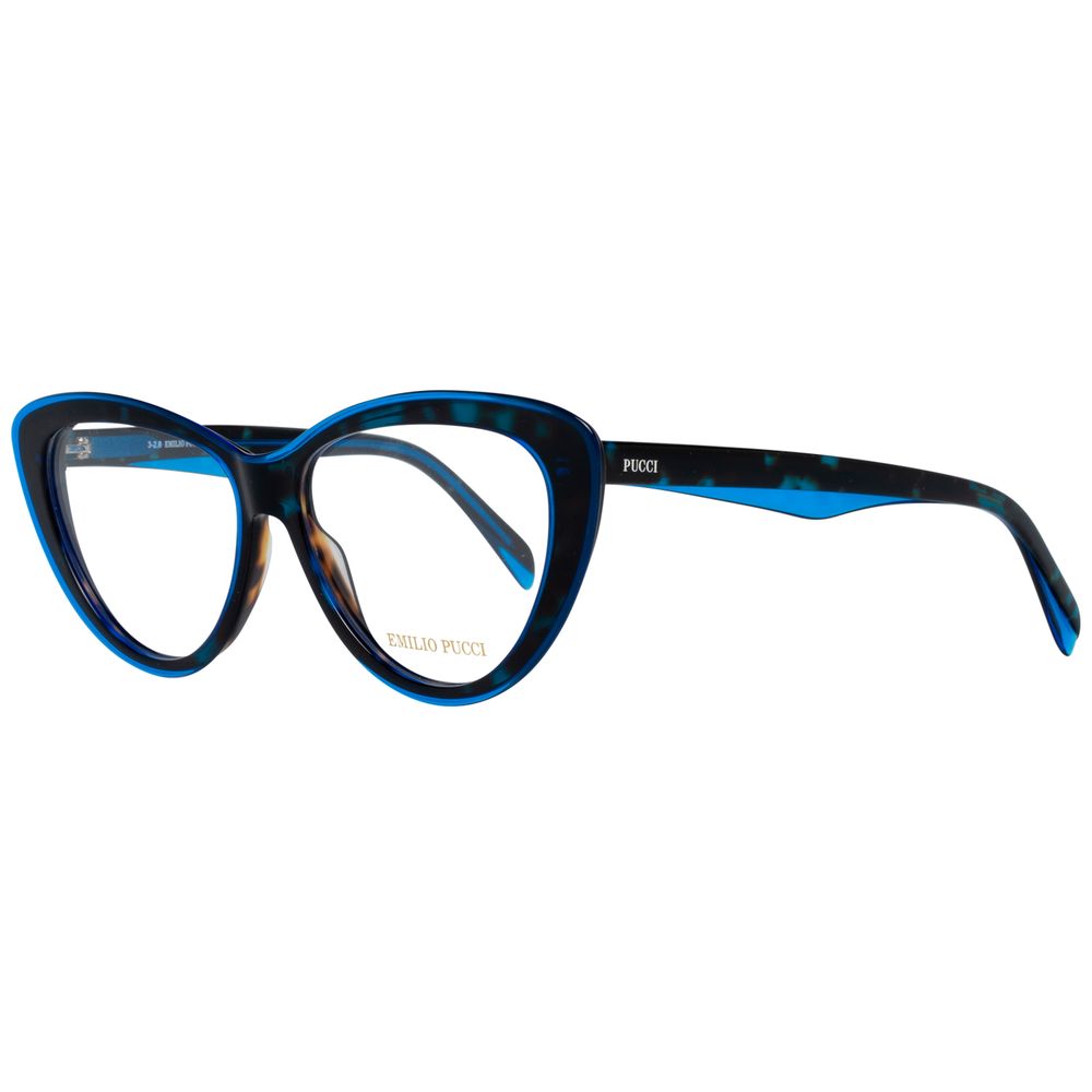 Emilio Pucci Blue Plastic Glasses Frames Emilio Pucci