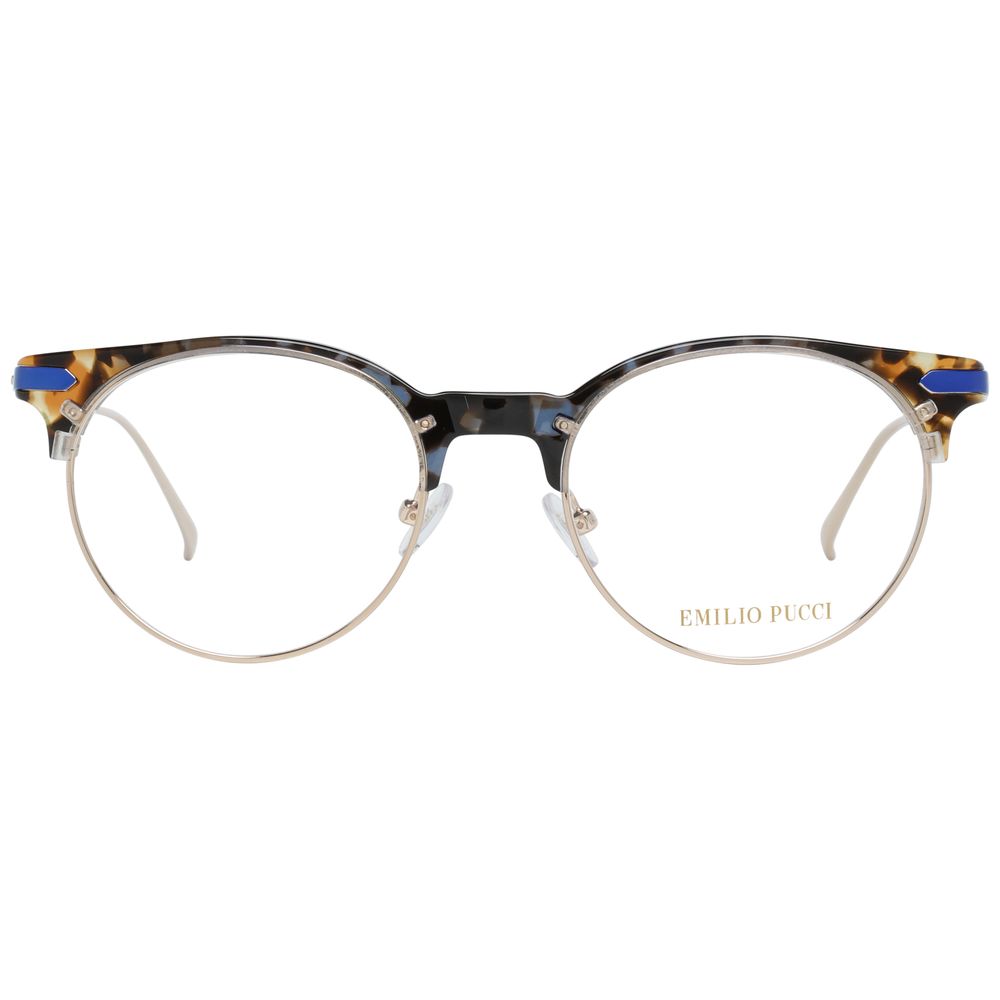 Emilio Pucci Gold Metal Glasses Frames Emilio Pucci