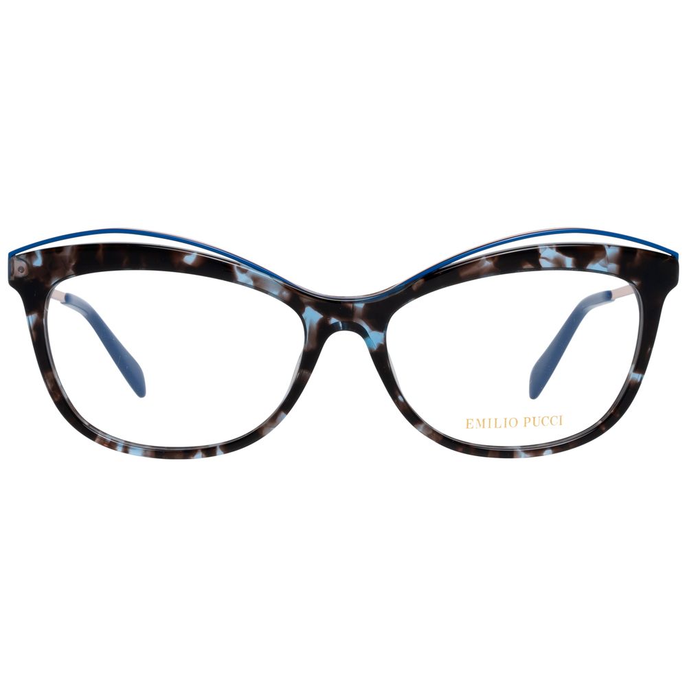 Emilio Pucci Brown Metal Glasses Frames Emilio Pucci