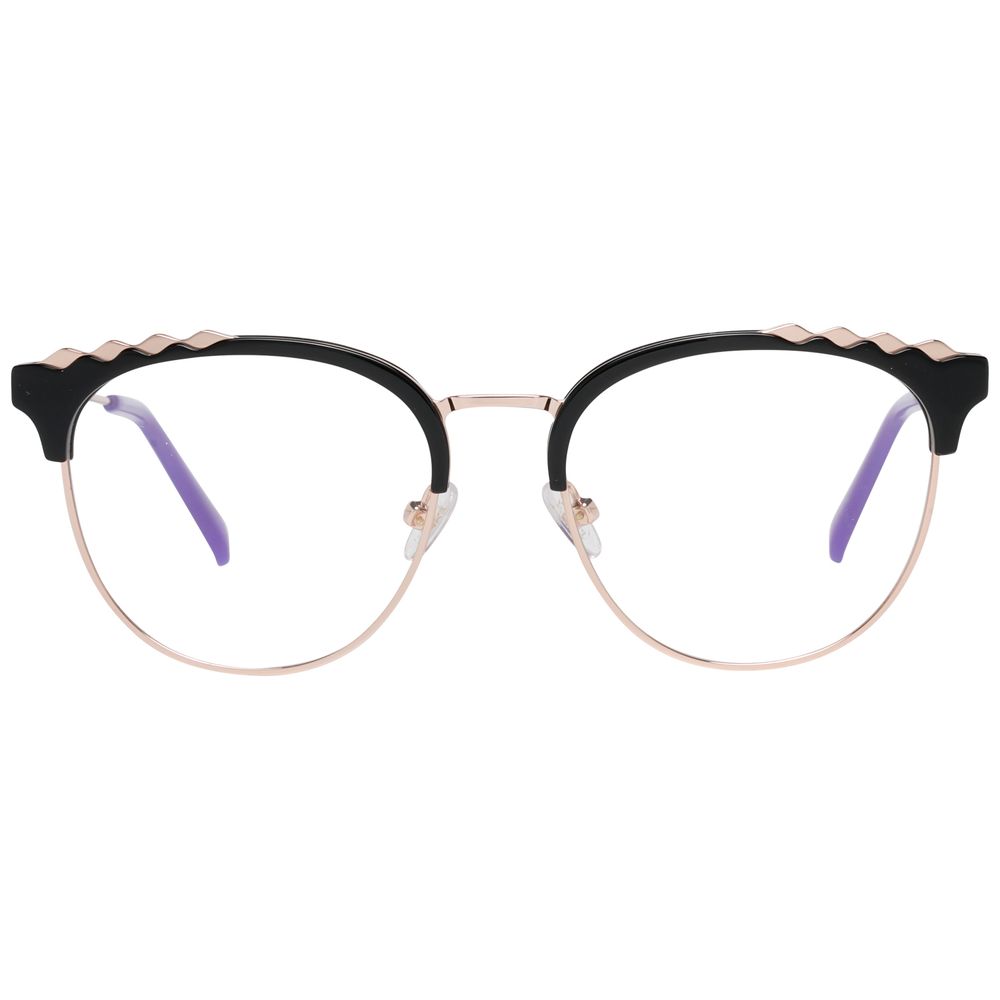 Emilio Pucci Black Metal Glasses Frames Emilio Pucci