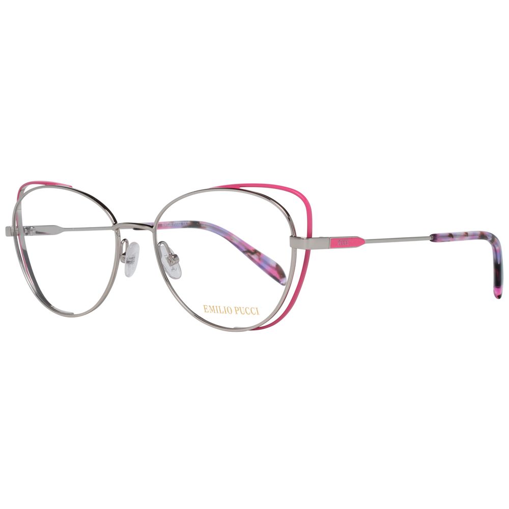 Emilio Pucci Gray Metal Glasses Frames Emilio Pucci