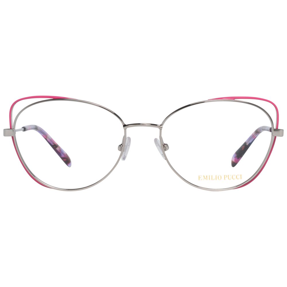 Emilio Pucci Gray Metal Glasses Frames Emilio Pucci