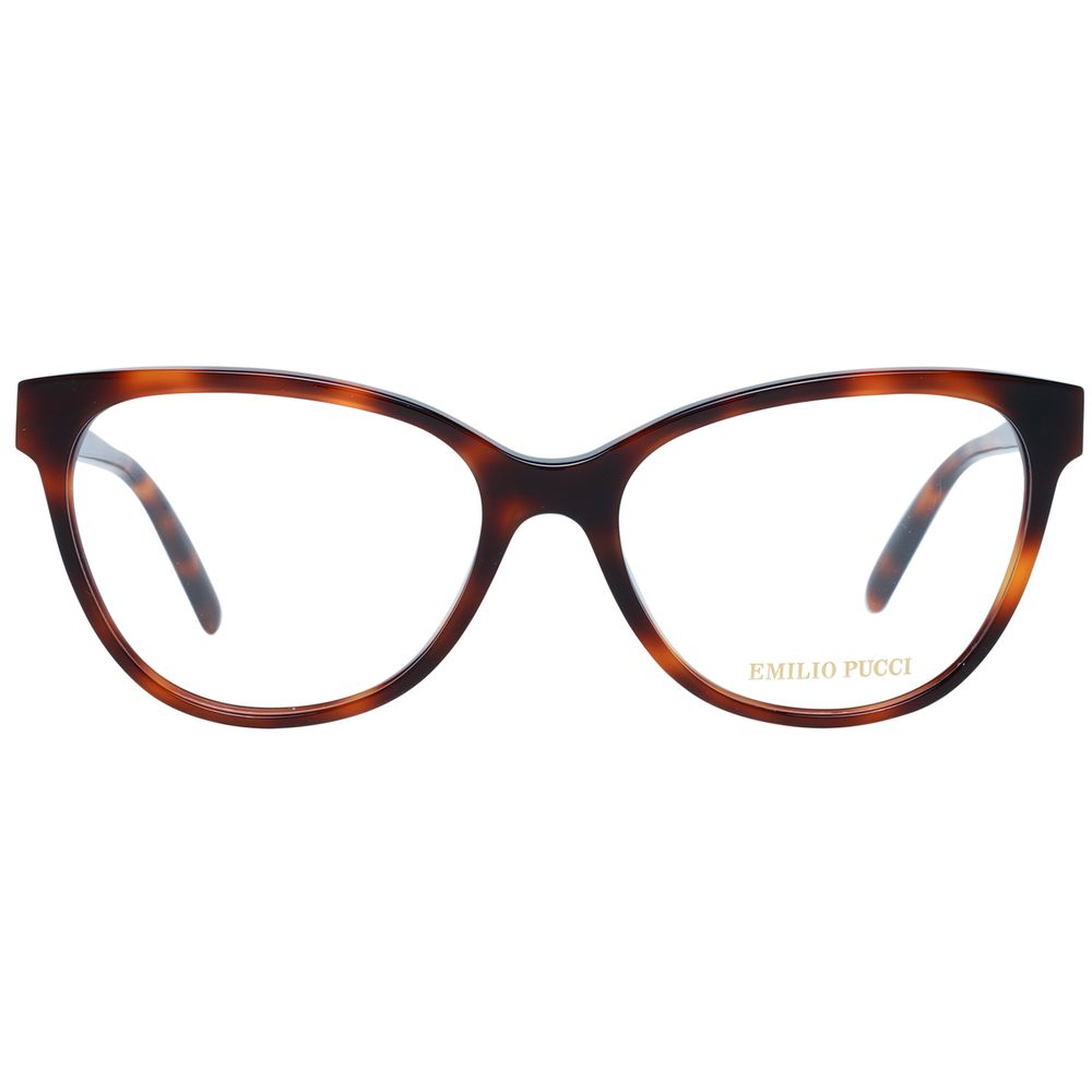 Emilio Pucci Brown Acetate Glasses Frames Emilio Pucci