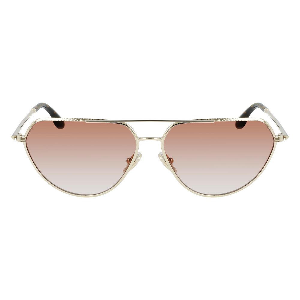 Victoria Beckham Gold Metal Sunglasses Victoria Beckham