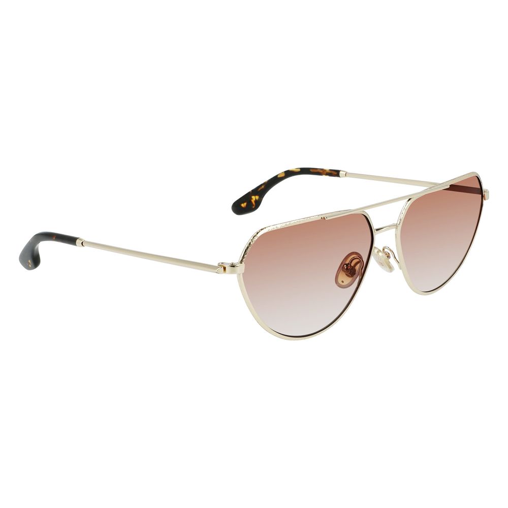 Victoria Beckham Gold Metal Sunglasses Victoria Beckham