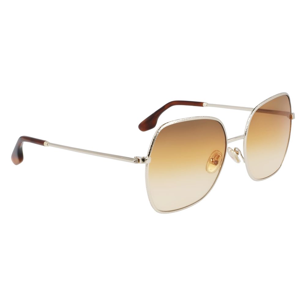 Victoria Beckham Gold Metal Sunglasses Victoria Beckham