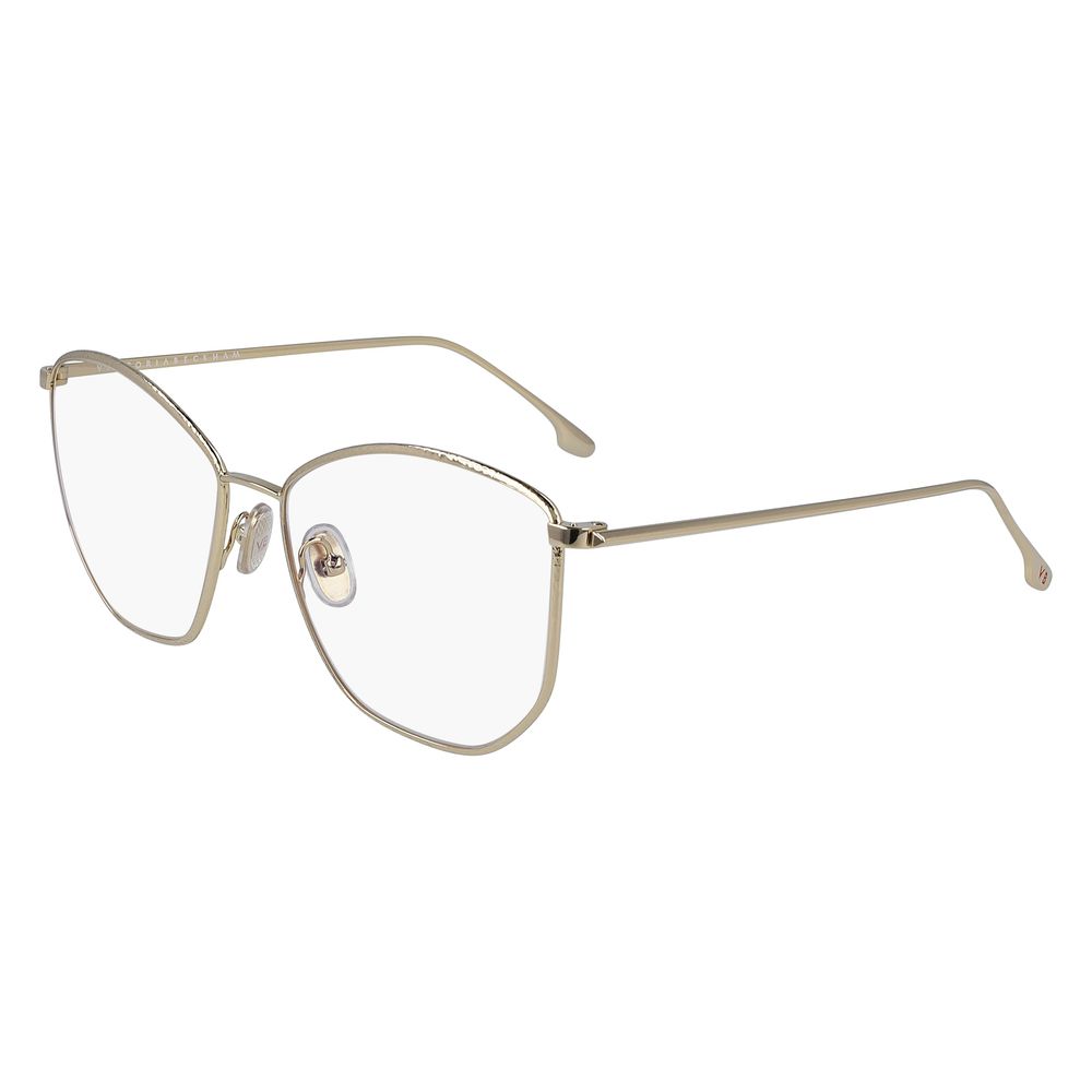 Victoria Beckham Gold Metal Glasses Frames Victoria Beckham