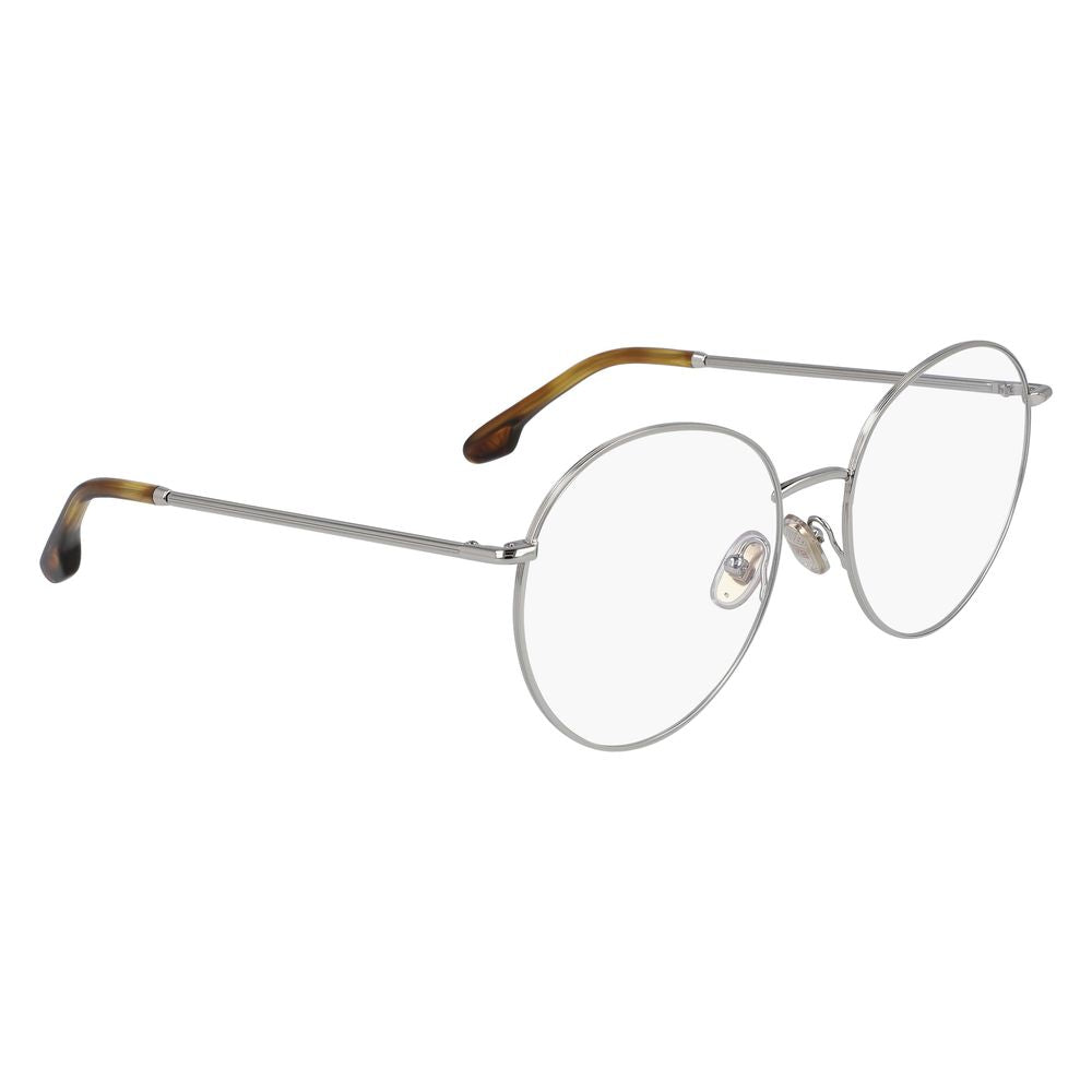 Victoria Beckham Gray Metal Glasses Frames Victoria Beckham