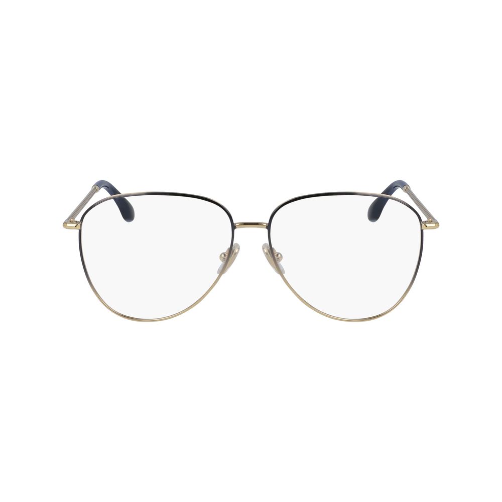 Victoria Beckham Blue Metal Glasses Frames Victoria Beckham