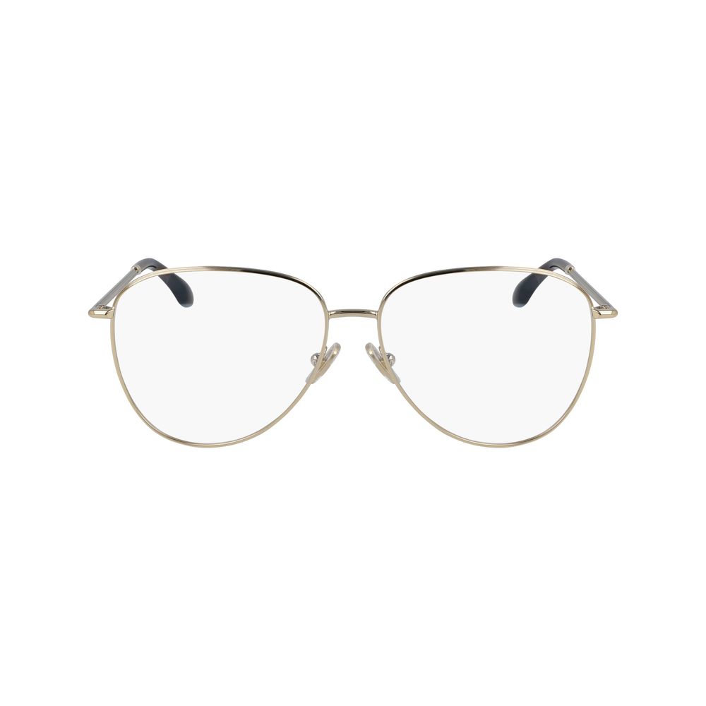 Victoria Beckham Gold Metal Glasses Frames Victoria Beckham