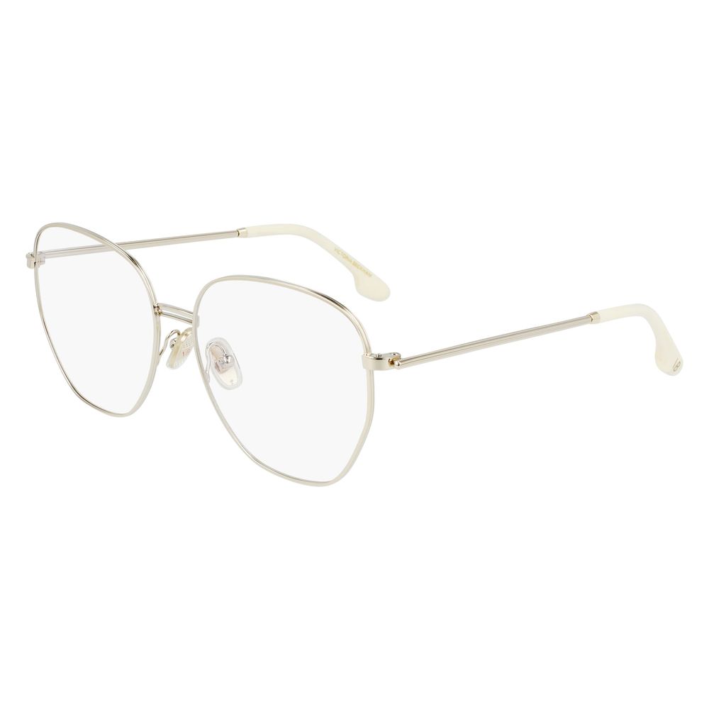 Victoria Beckham Gold Metal Glasses Frames Victoria Beckham