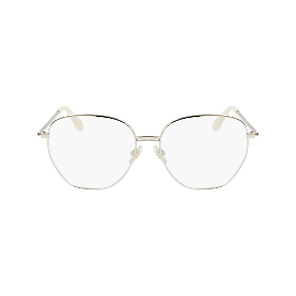 Victoria Beckham Gold Metal Glasses Frames Victoria Beckham