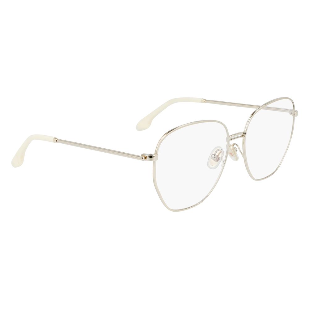 Victoria Beckham Gold Metal Glasses Frames Victoria Beckham