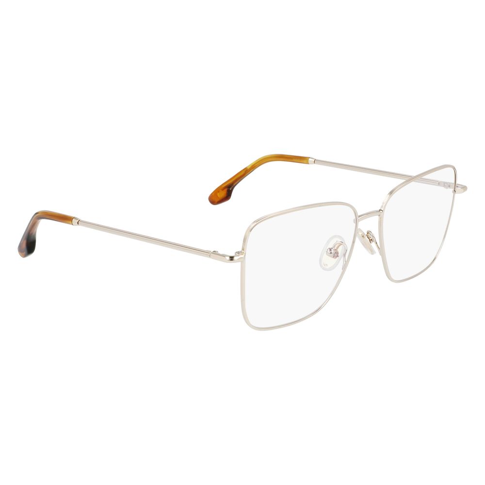 Victoria Beckham Gold Metal Glasses Frames Victoria Beckham
