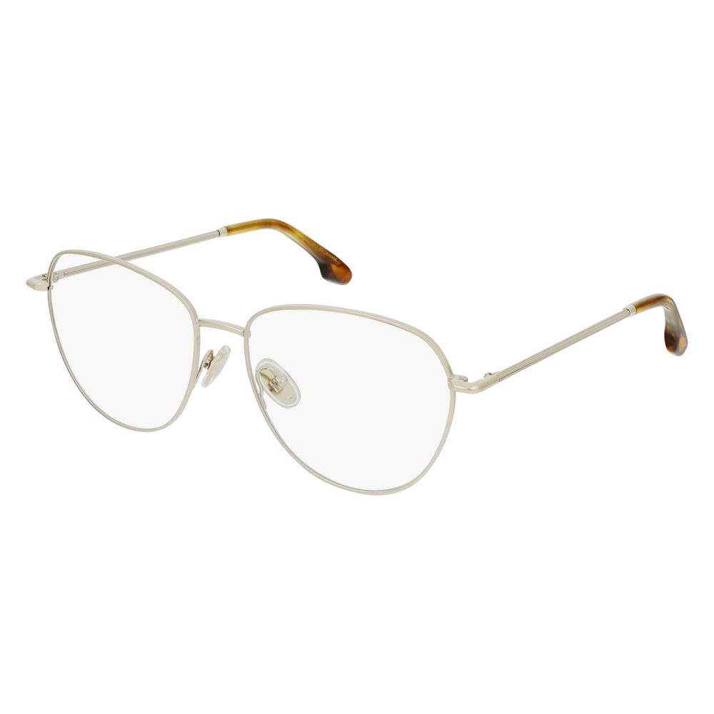 Victoria Beckham Gold Metal Glasses Frames Victoria Beckham