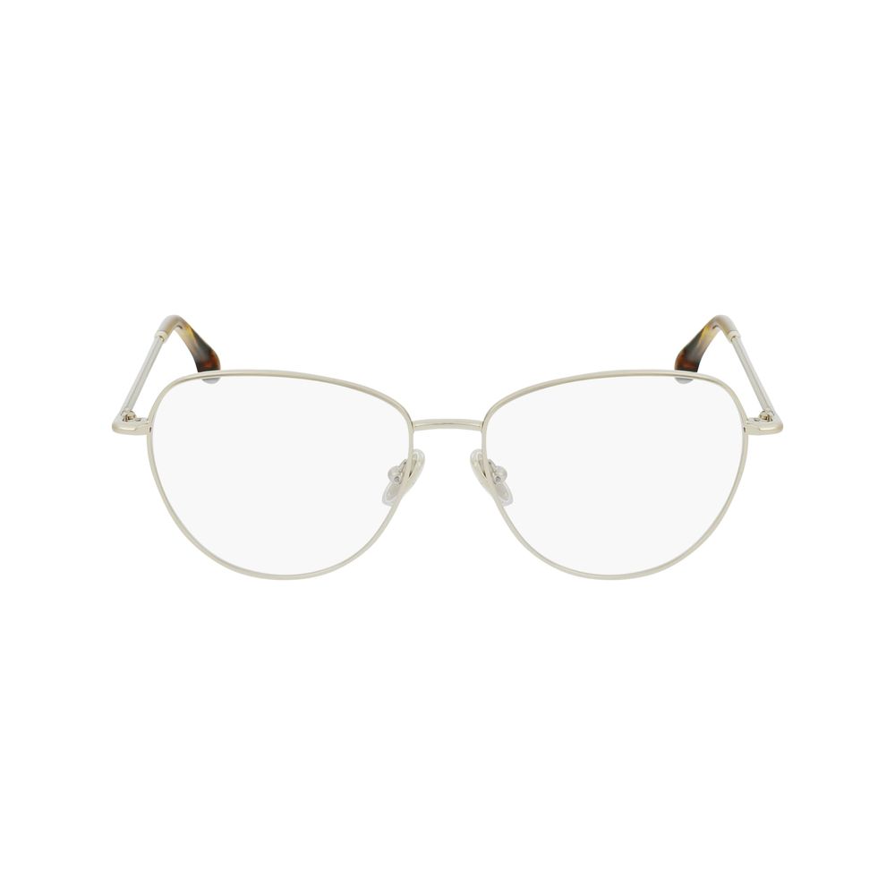 Victoria Beckham Gold Metal Glasses Frames Victoria Beckham