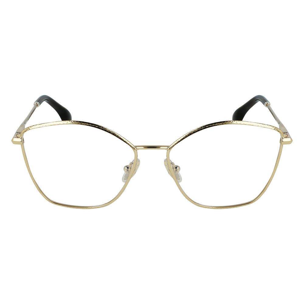 Victoria Beckham Gold Metal Glasses Frames Victoria Beckham